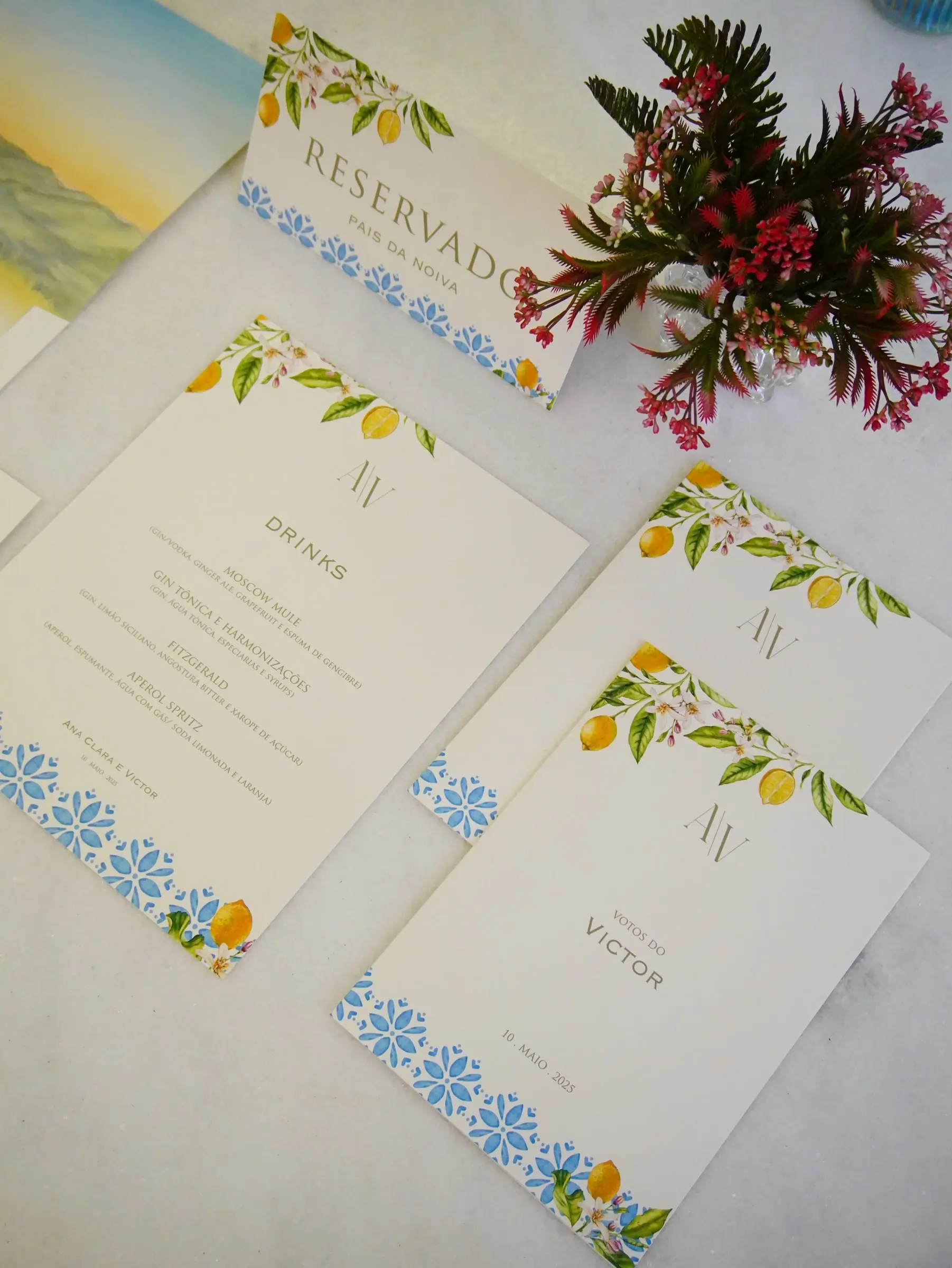 Convite de Ana Clara e Victor — Atelier do Convite