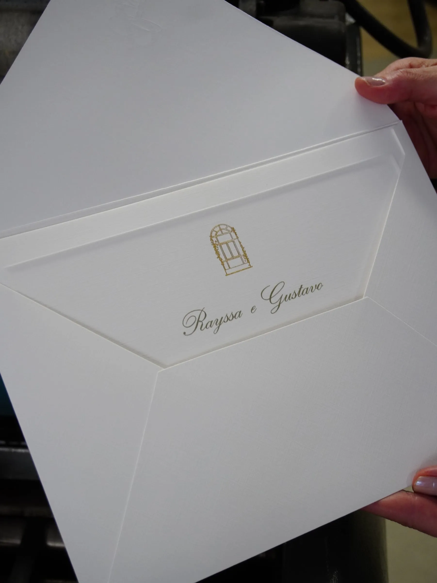 Convite de casamento de Raysa e Gustavo — Atelier do Convite, Belo Horizonte